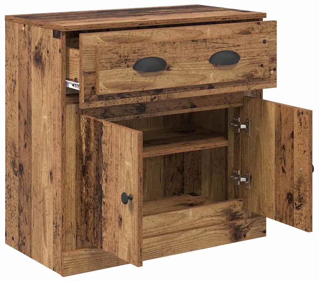 vidaXL Highboard Παλιό Ξύλο 70 x 35,5 x 67,5 εκ. Επεξεργασμένο ξύλο