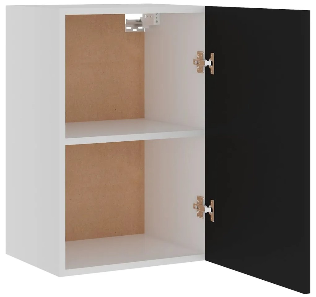 vidaXL Κρεμαστό Ντουλάπι &quot;Lyon&quot; Μαύρο 39,5x31x60 εκ. από Τεχνητό Ξύλο