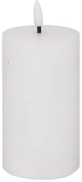Διακοσμητικό Κερί LED Molia Atmosphera με διαστάσεις 7x7x15cm - White
