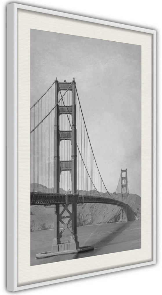 Αφίσα - Bridge in San Francisco II - 20x30 - Χρυσό - Χωρίς πασπαρτού