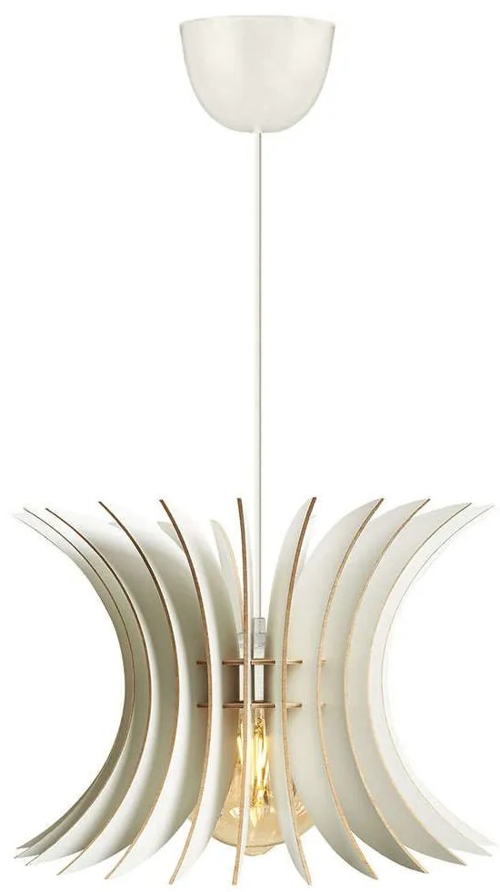 Φωτιστικό Οροφής 390FLH1550 Φ20x60cm 1xE27 40W White Opviq