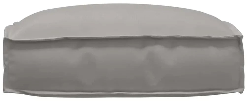 vidaXL Μαξιλάρι παλέτας για κάθισμα Γκρι 50 x 50 x 12 cm Ύφασμα Oxford