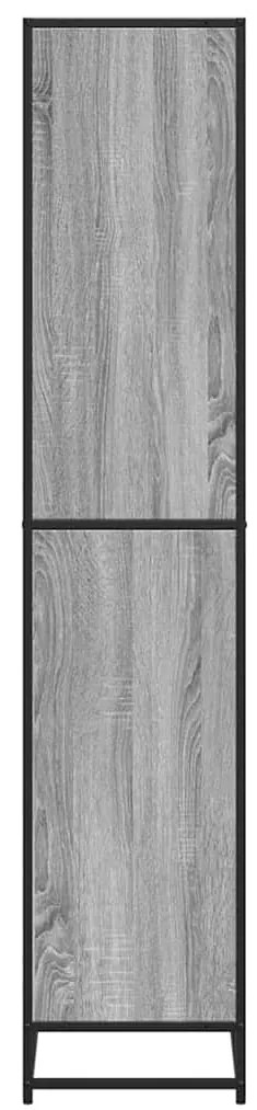 Βιβλιοθήκη Γκρι Sonoma 60x35x170,5 cm Ξύλινη κατασκευή - Γκρι