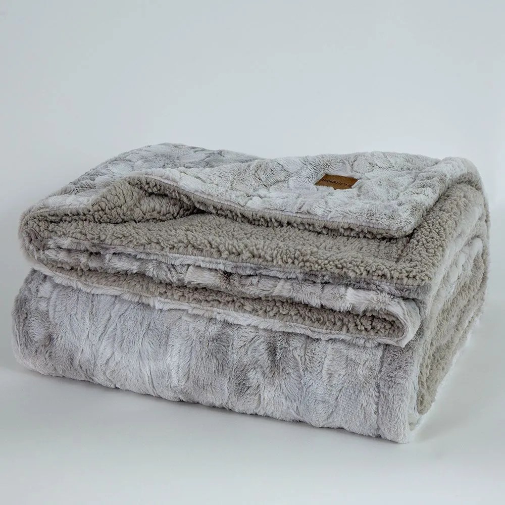 Κουβέρτα Cloud Light Gray Nima Μονό 150x220cm Πολυέστερ