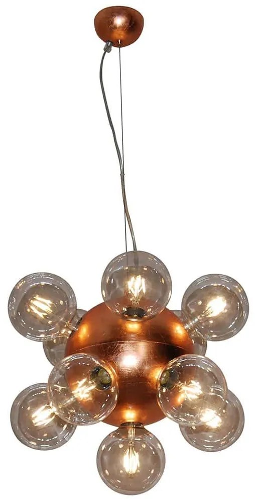 Φωτιστικό Οροφής Κρεμαστό HL-3598 M 77-4362 Marte Copper Homelighting Metal