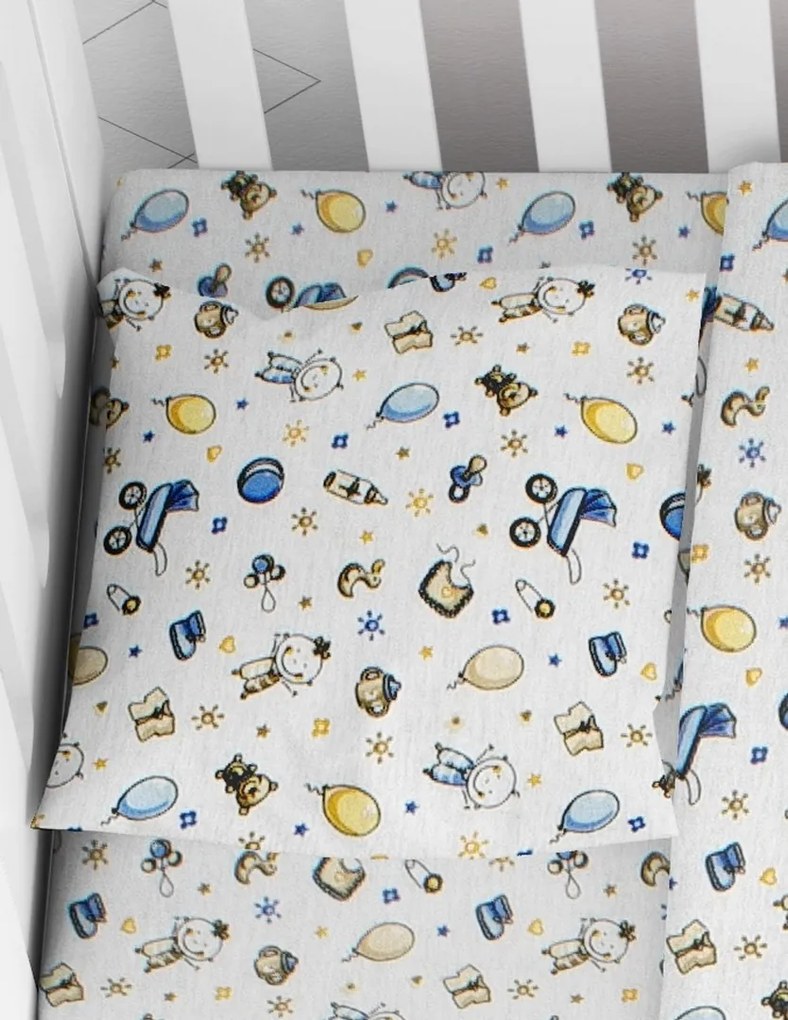 DIMcol ΜΑΞΙΛΑΡΟΘΗΚΗ ΕΜΠΡΙΜΕ ΒΡΕΦ Flannel Cotton 100% 35Χ45 Baby 02 1915857707700200