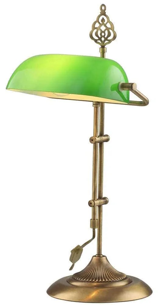 Φωτιστικό Επιτραπέζιο 683AVN2108 30x20x56 cm 1xE27 40W Green-Gold Opviq