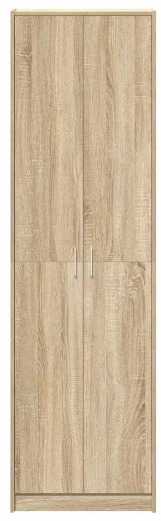 vidaXL Ντουλάπι Sonoma Δρυς 55 x 25 x 189 εκ. Επεξεργασμένο ξύλο