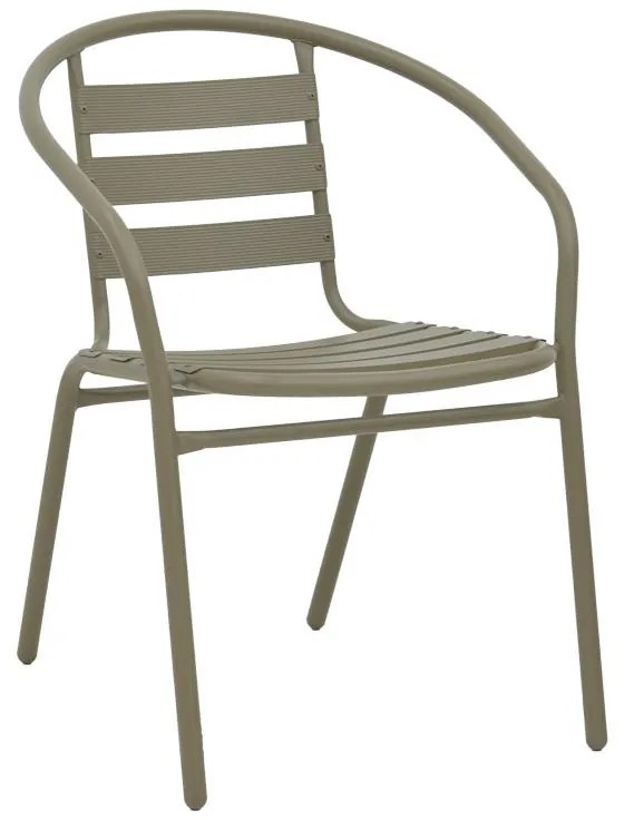 Σετ κήπου Τραπεζαρία Albero-Tade 3τεμ μέταλλο σε σαμπανιζέ απόχρωση Φ60x70εκ 60x60x70 εκ.