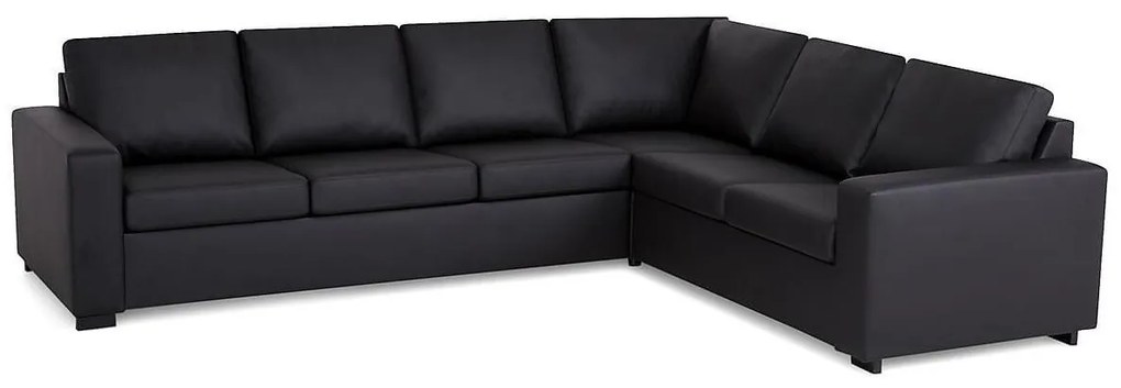 Γωνιακός Καναπές Scandinavian Choice C114, Μαύρο, 284x223x80cm, Πόδια: Πλαστική ύλη | Epipla1.gr