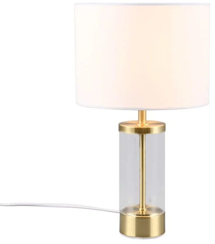 Φωτιστικό Επιτραπέζιο Garzia R51711008 20x33cm 1xE14 25W Gold-White RL Lighting