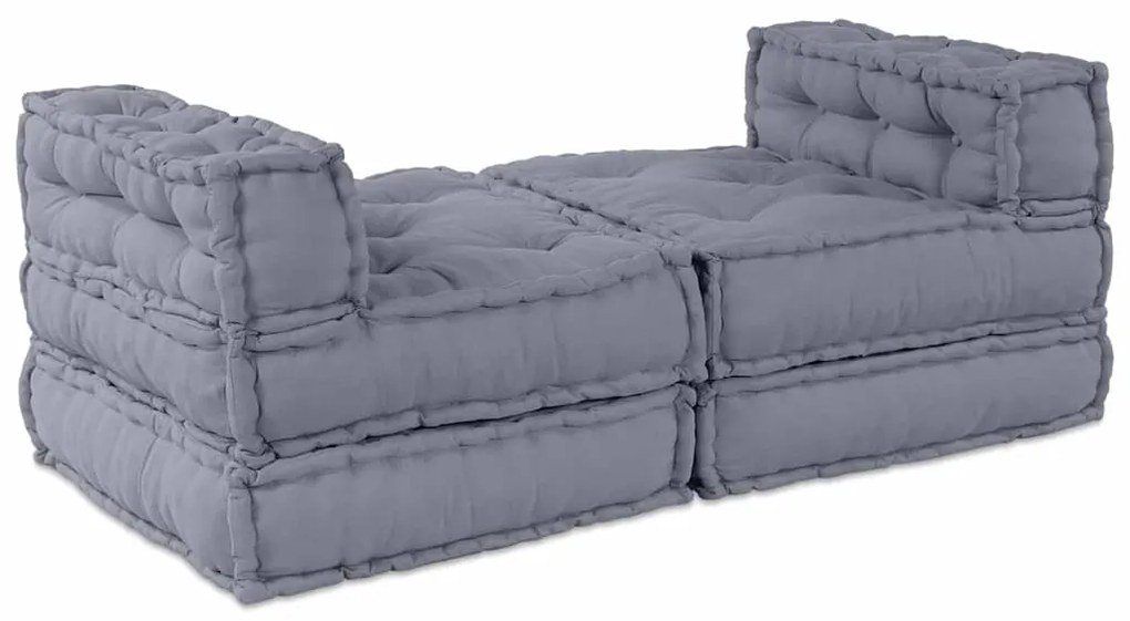 vidaXL Μαξιλάρι 4 pcs Γκρι 70 x 70 x 54 εκ Πολυεστέρας