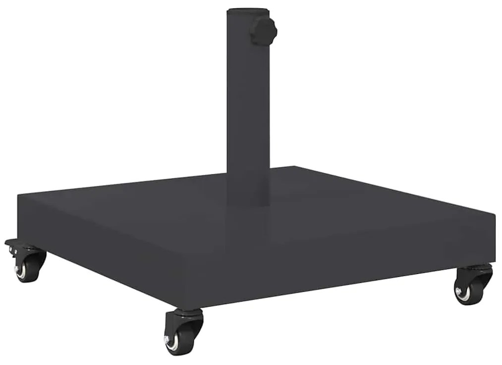 vidaXL Εξωτερική βάση ομπρέλας Σκούρο γκρι 45 x 45 x 31.5 εκ.