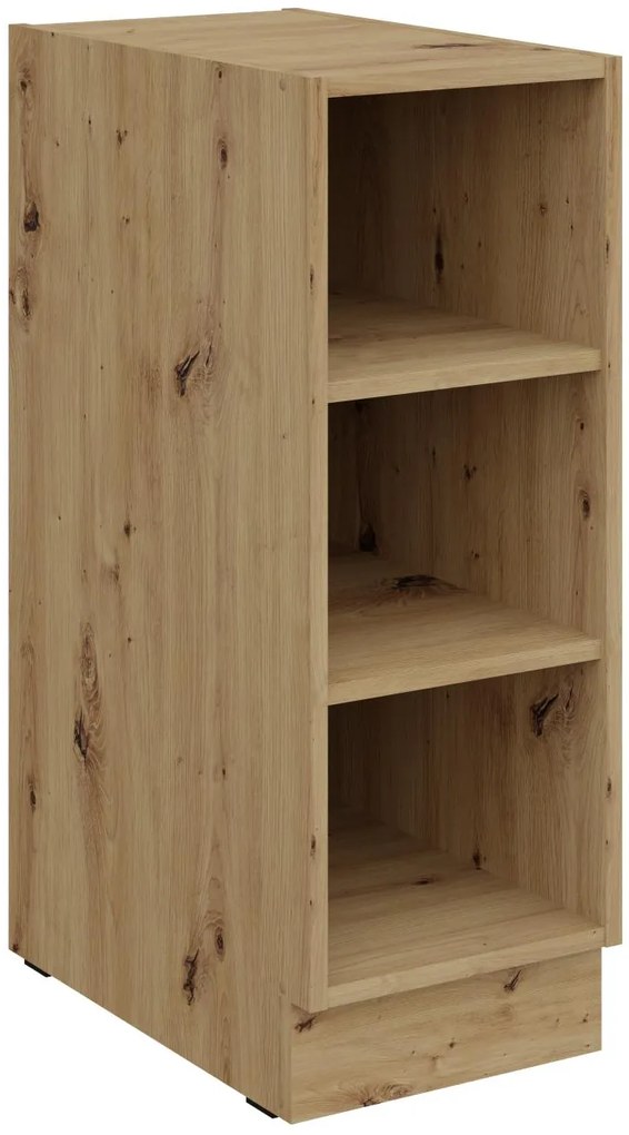 Επιδαπέδιο ντουλάπι με ράφια Arianna 30 D OTW BB-Φυσικό