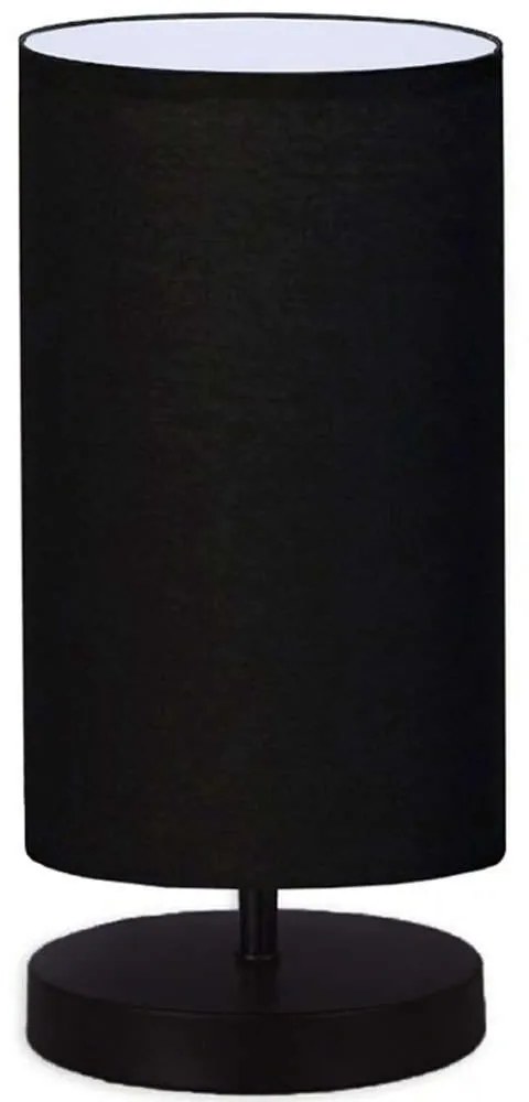 Φωτιστικό Επιτραπέζιο Winkler 0123724 15x24x30cm 1xE14 20W Black Megapap Ύφασμα,Ξύλο,Μέταλλο