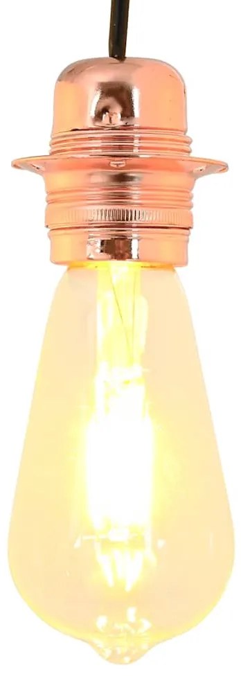 vidaXL Λαμπτήρες 2 τεμάχια Rose Gold E27