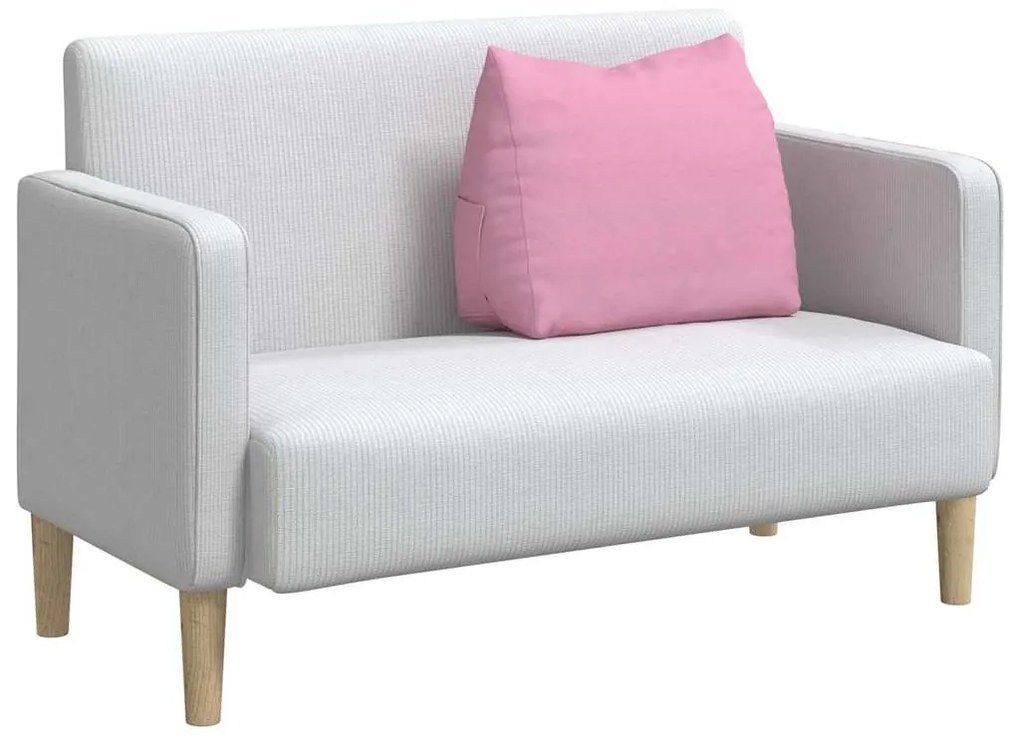 vidaXL Μαξιλάρι Πλάτης Ροζ 60 x 20 x 50 εκ. ύφασμα