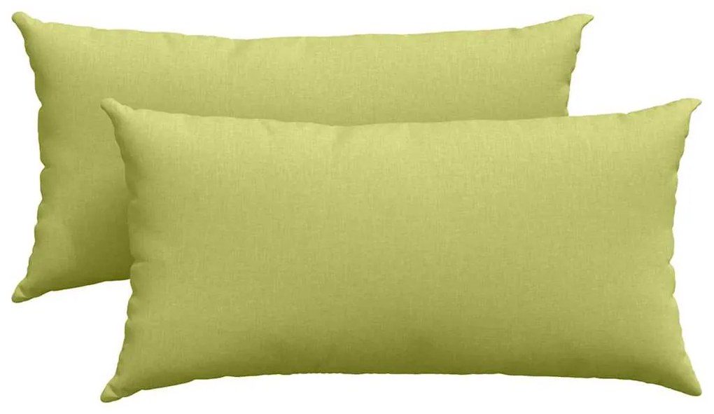 vidaXL Μαξιλάρι Καναπέ 2 pcs Ανοιχτό Πράσινο 80 x 40 cm ύφασμα