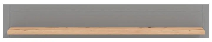 Ράφι τοίχου Valencia Artisan Oak - Γκρί Μάτ 146x19.5x24 εκ. 146x19.5x24 εκ.