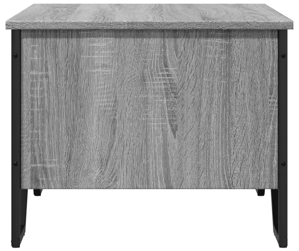 vidaXL Τραπεζάκι Σαλονιού Γκρι Sonoma 75x51x40 εκ. Επεξεργασμένο Ξύλο