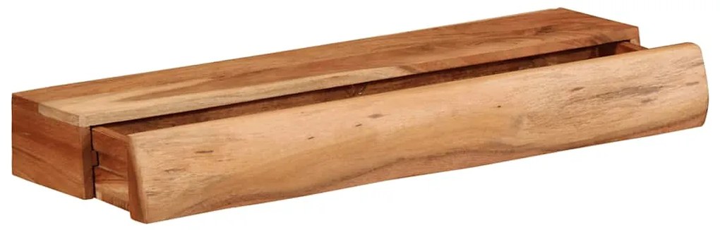 vidaXL Ράφια Τοίχου 2 τεμ. 60x17x8 εκ. από Μασίφ Ξύλο Ακακίας
