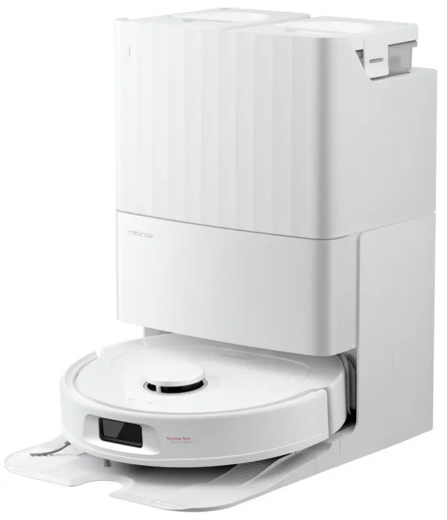 Ρομποτική σκούπα Roborock QR 598, 8000 Pa, 5200 mAh, 60W, 3D χαρτογράφηση, σταθμός φόρτισης, αυτονομία 3 ώρες, λευκό