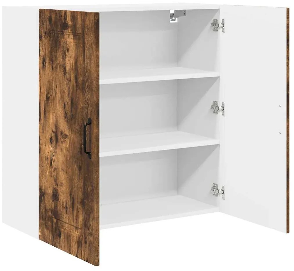 vidaXL Ντουλάπα Κουζίνας με ράφι Καπνιστό Δρύς 80 x 31 x 80 εκ.