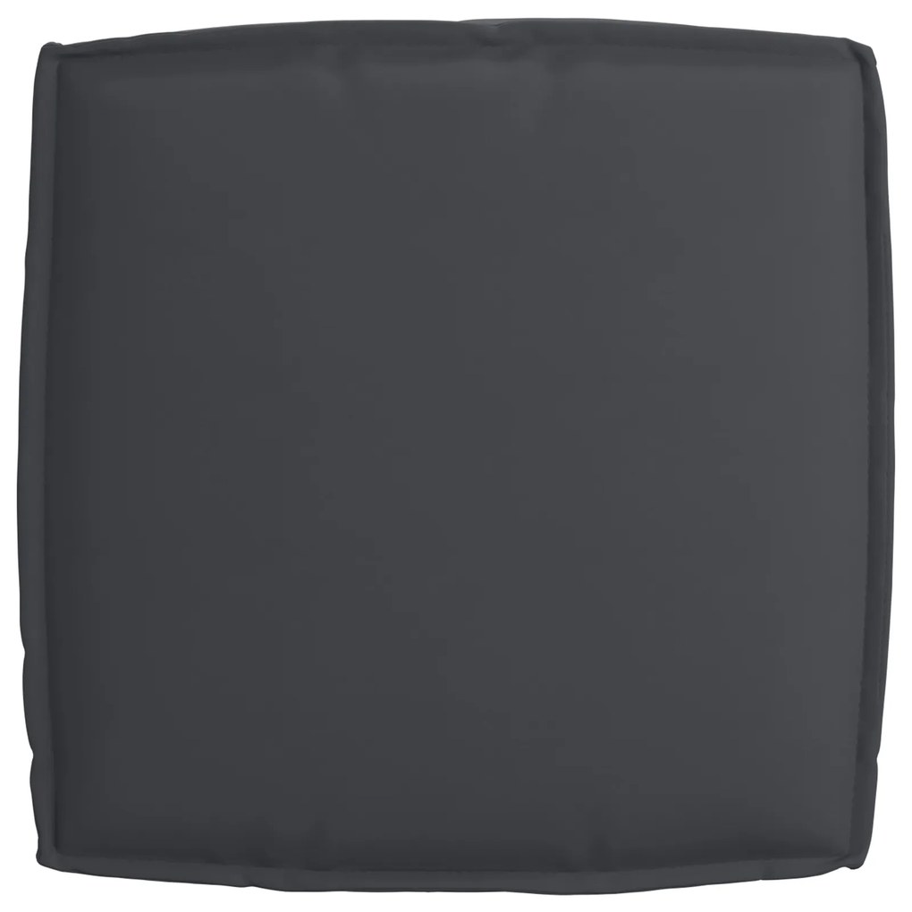vidaXL Μαξιλάρι Παλέτας για Καθιστικό Μαύρο 60x60x12 cm Άνιθος Ύφασμα
