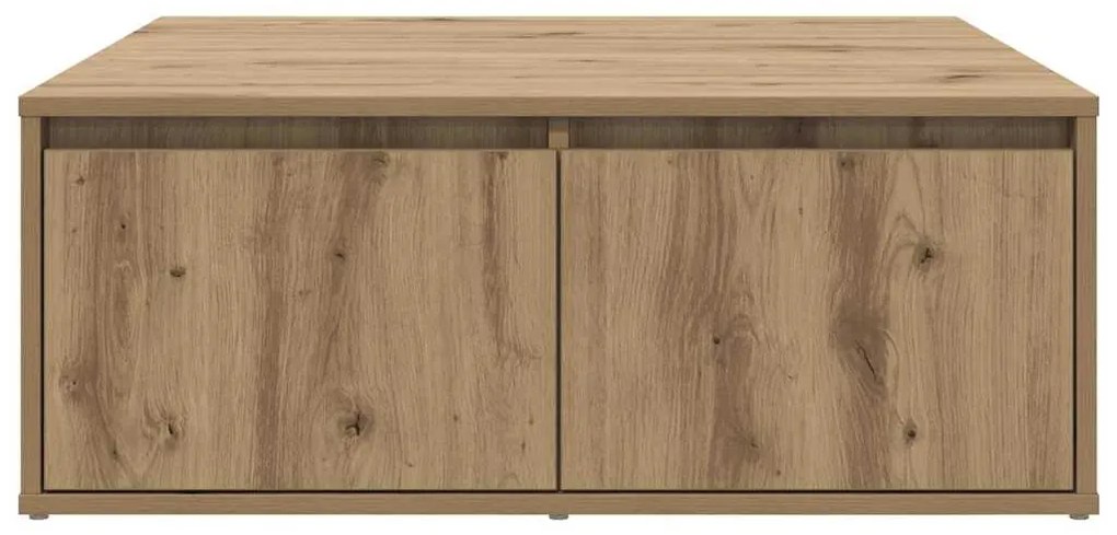 vidaXL Τραπεζάκι σαλονιού with Drawer artisan δρυς 80 x 80 x 31 cm