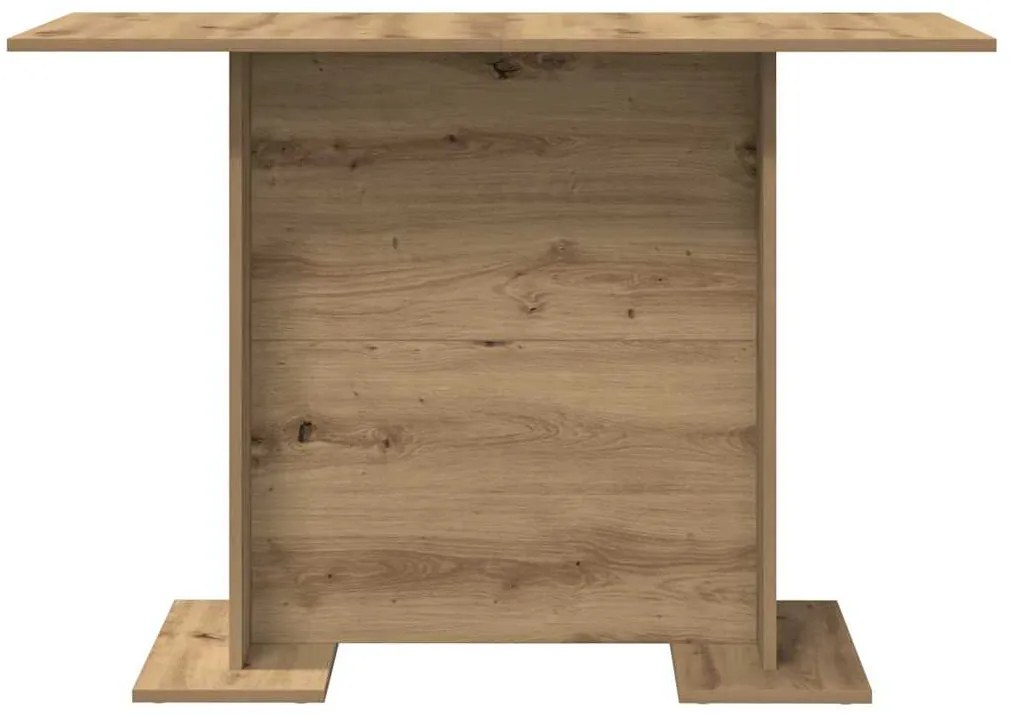 vidaXL Τραπεζαρία artisan δρυς 110 x 60 x 75 cm Επεξεργασμένο ξύλο