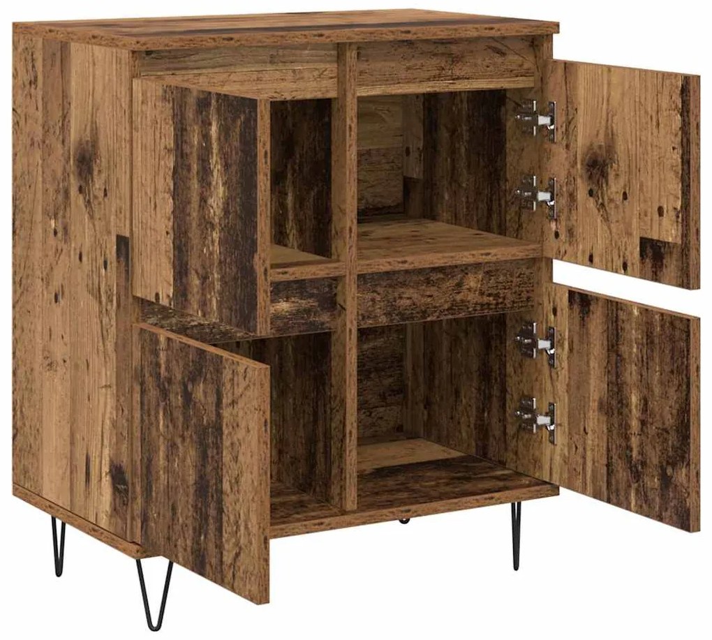 vidaXL Πλαϊνό γραφείο Καφέ 60 x 35 x 70 cm Επεξεργασμένο ξύλο