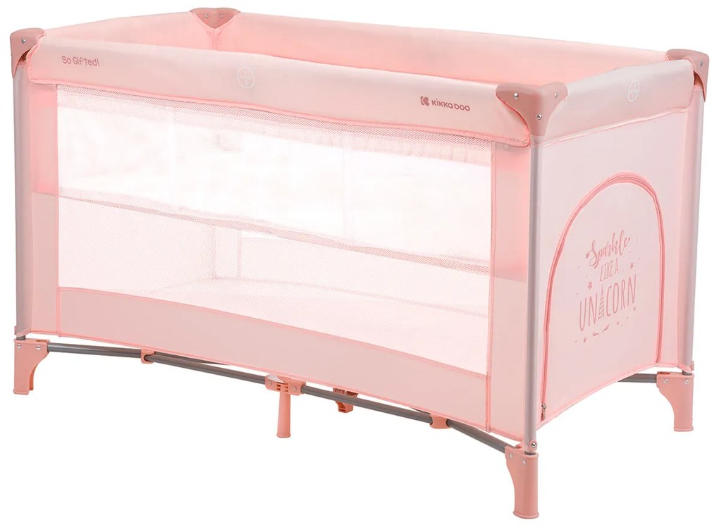 Παρκοκρέβατο 2 Θέσεων (0+ Μηνών/Έως 15kg) Kikka Boo So Gifted Pink 2023