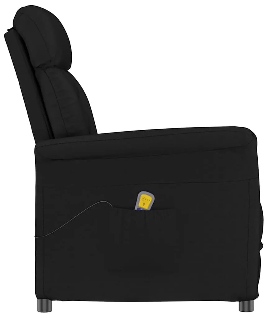 vidaXL Καρέκλα μασάζ Μαύρο 70.5 x 96.5 x 95 cm Τεχνητό δέρμα