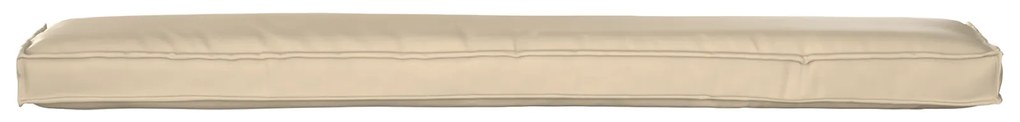 vidaXL Μαξιλάρι παλέτας για παγκάκι Μπεζ 200x40x8 cm Ύφασμα Oxford