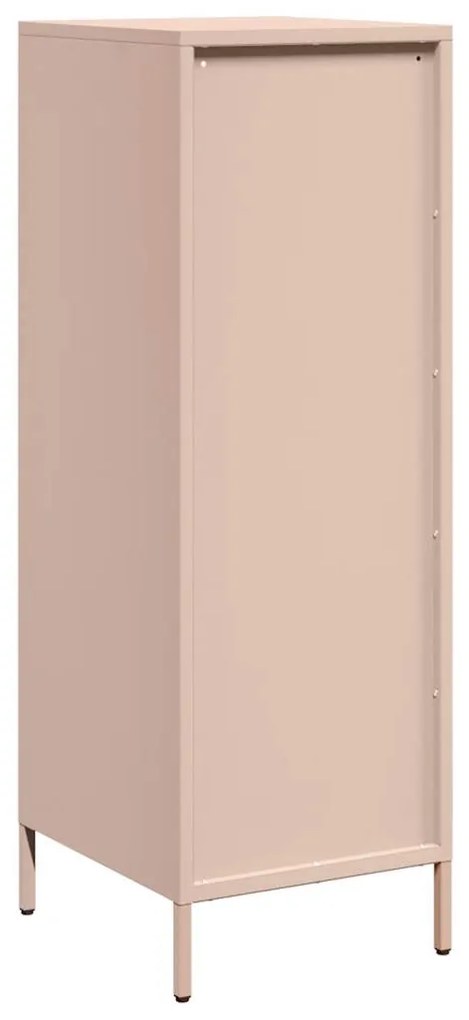 vidaXL Ντουλάπι Ροζ 39x35x103,5 εκ. από Ατσάλι