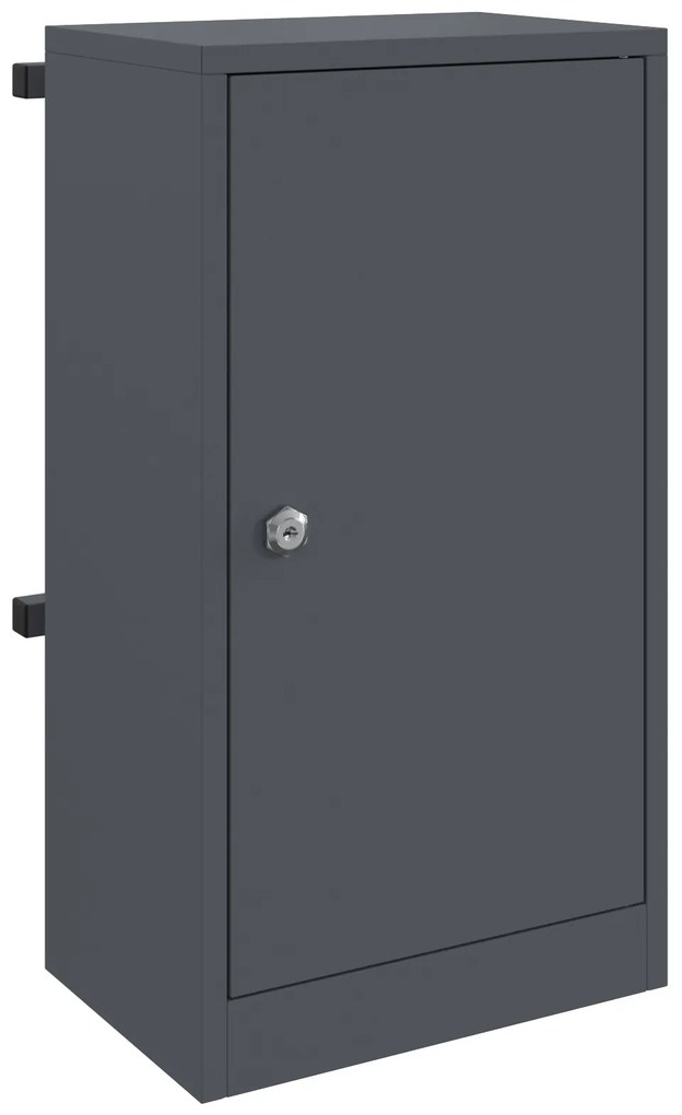 vidaXL γραμματοκιβώτιο Ανθρακί 30 x 23 x 55 εκ. Ατσάλι
