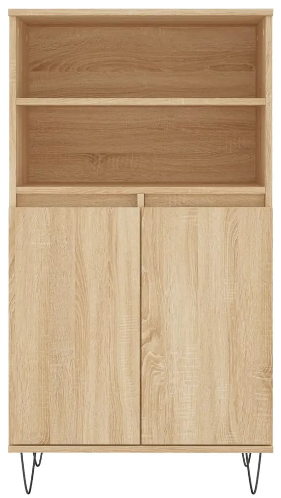 vidaXL Ντουλάπι Sonoma Δρυς 60 x 36 x 110 εκ. από Επεξεργασμένο Ξύλο