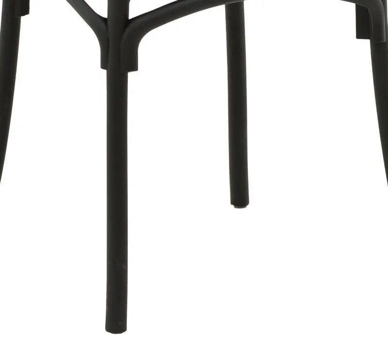 Καρέκλα Crossie pp σε ανθρακί απόχρωση 38x46.5x82εκ 38x46.5x82 εκ.