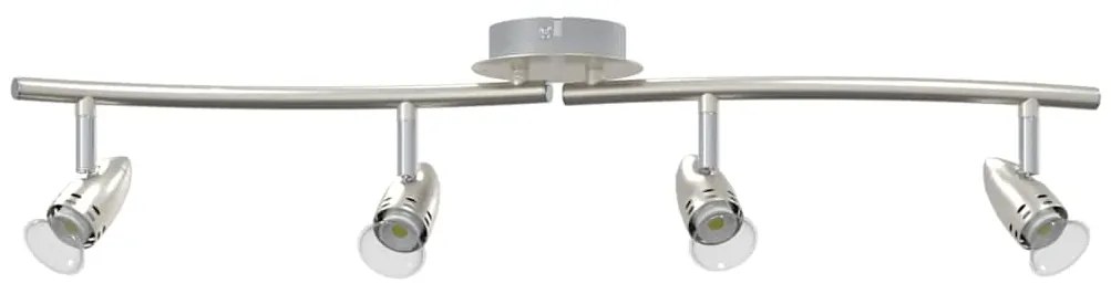 vidaXL Σποτ οροφής Ματ νικέλ 58.5 x 15 x 12 εκ Ατσάλι