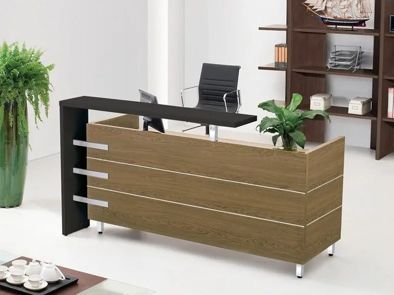 Τραπέζι γραφείου Mesa F105, 110x165x59cm, 84 kg, Άγρια δρυς, Μαύρο | Epipla1.gr