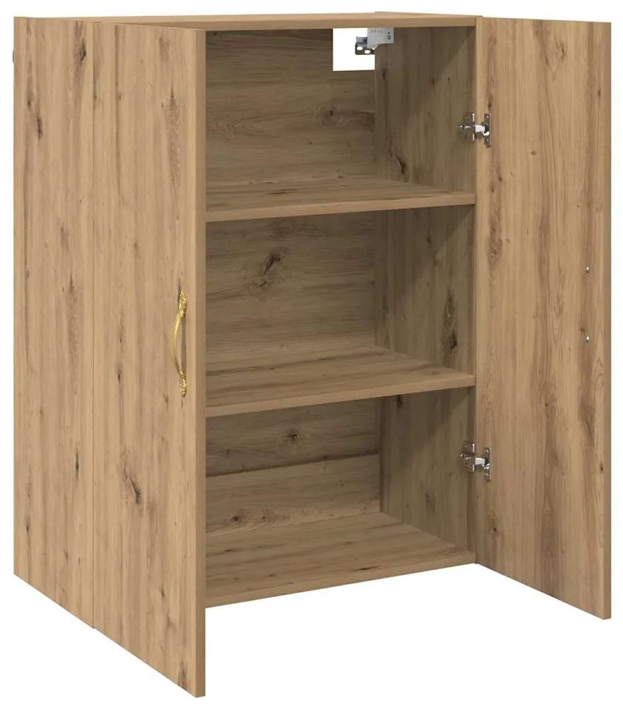 vidaXL Ντουλάπια Τοίχου 2 pcs artisan δρυς 69.5 x 34 x 90 εκ.