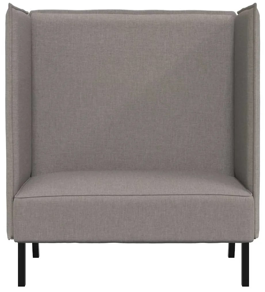vidaXL Καναπές Υψηλής Πλάτης Taupe 109 x 56 x 121 εκ. ύφασμα