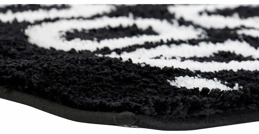 Χαλί DKD Home Decor 8424001815975 Λευκό Μαύρο