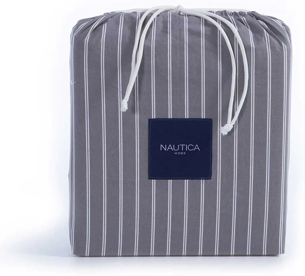 Παπλωματοθήκη Υπέρδιπλη (Σετ 220x240) Nautica By Nef-Nef Homeware Nau Coast Γκρι