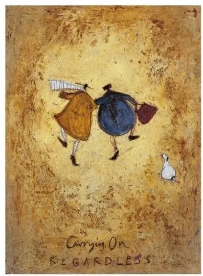 Εκτύπωση τέχνης Sam Toft - Carrying on Regardless