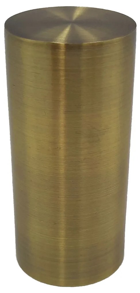 Διακοσμητικά Άκρα Κουρτινόξυλου (Σετ 2τμχ) Grace Cylinder Bronze 58102