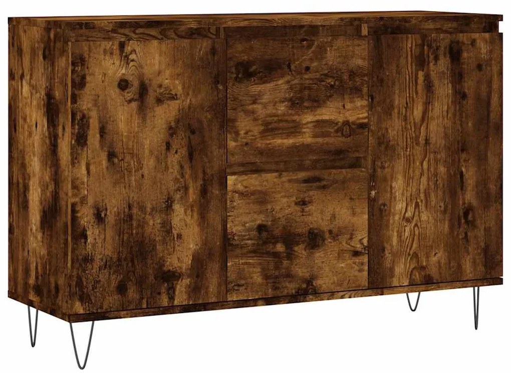 vidaXL Ντουλάπι Καπνιστή Δρυς 101,5x35x70 εκ. από Επεξεργασμένο Ξύλο