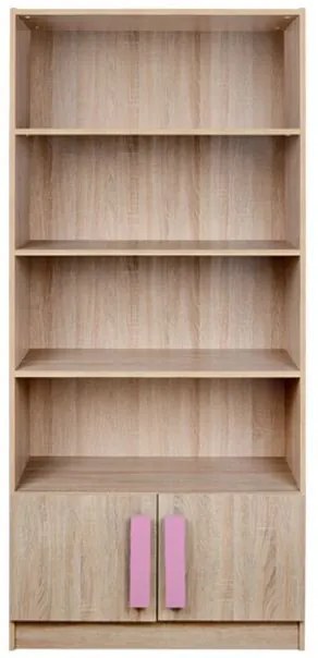 ΒΙΒΛΙΟΘΗΚΗ PLAYROOM SONAMA-ΡΟΖ HM10146.03 80X35X180εκ. (1 Τεμμάχια)