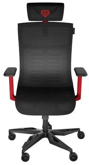 Genesis NFG-1944 Astat 700 G2 Υφασμάτινη Καρέκλα Gaming με Ρυθμιζόμενα Μπράτσα Μαύρο / Κόκκινο