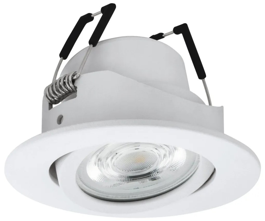 Χωνευτό Σποτ Στρογγυλό Λευκό 8,8x8,8cm LED 2700-6500K 345lm Ρυθμιζόμενο Εφαρμογή-Τηλεχειριστήριο Eglo Saliceto 99671